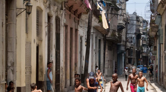 Just Kickin’ It: The Importance of Street Football in Youth Soccer Kids playing street football in Havana.