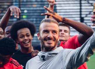 David Beckham Balls Out With Tango Squad London