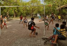 Urban Lens: Balling in the Shadow of an Active Volcano in Bali street football bali