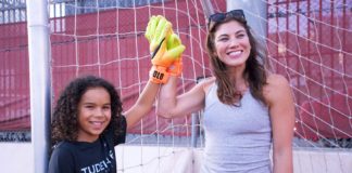 Hope Solo Teams Up With the Girls of Tudela FC LA to Forever Change the American Soccer Development System hope solo tudela fc