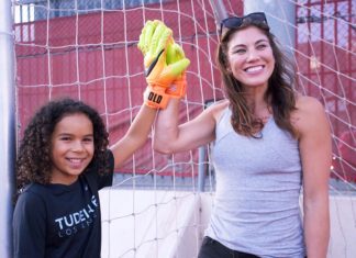 Hope Solo Teams Up With the Girls of Tudela FC LA to Forever Change the American Soccer Development System hope solo tudela fc