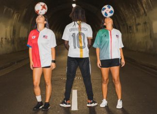 Rocking AMOLEP’s Multi-National Jerseys in the Diverse Streets of Downtown LA amolep