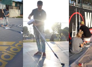 Geoff Gouveia Discusses His Most Impressive Mural Yet, the Watts Empowerment Center Futsal Court geoff gouveia