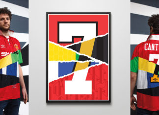 Mark Johnson’s Eric Cantona Graphic Print Comes to Life in Collaboration With Blood In, Blood Out mark johnson eric cantona