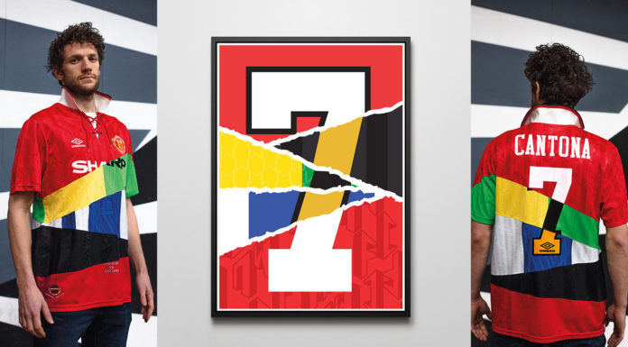 Mark Johnson’s Eric Cantona Graphic Print Comes to Life in Collaboration With Blood In, Blood Out mark johnson eric cantona