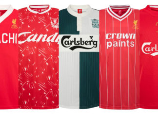 Liverpool Brings Back Their Most Celebrated Kits in New Retro Collection liverpool retro kits
