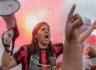 An Immersive Experience In the Hype Depot — Atlanta United’s Massive Supporters’ Section During Their Derby Match Against Orlando City atlanta united supporters