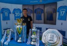 Heard on the Street: At the Manchester City Trophy Tour Stop in Atlanta manchester city trophy tour