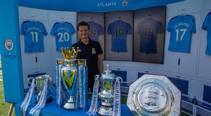 Heard on the Street: At the Manchester City Trophy Tour Stop in Atlanta manchester city trophy tour
