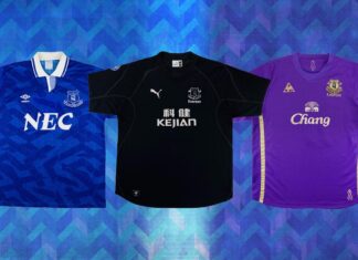 Looking Back at the Best Everton Kits of All Time best everton kits