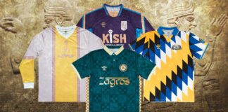 Icarus FC’s New Mesopotamian Premier League Kits Are a Glimpse Into the Past and Future icarus fc mesopotamia kits