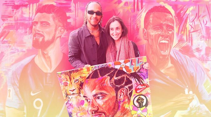 Meet Artist Laury Layani, Whose Viral Vivid Portraits Have Caught the Eyes of Many Pro Athletes laury layani