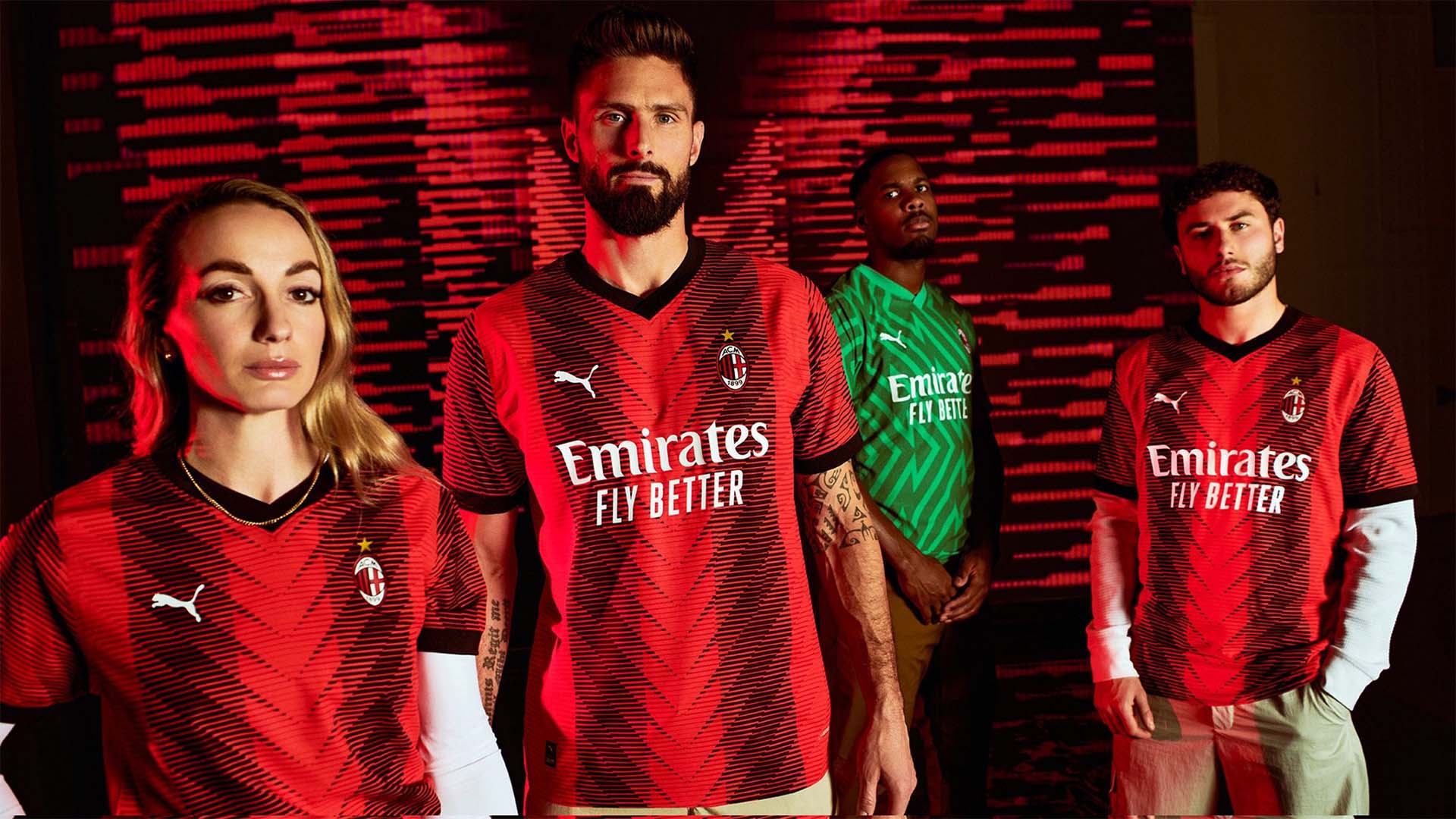 ac milan home kit 2023-24
