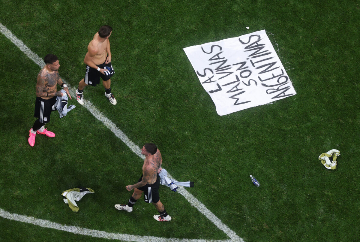 malvinas banner argentina